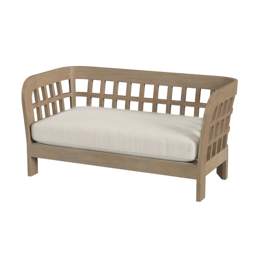 Butler Specialty Company Monhegan Teak Outdoor Loveseat, Light Brown  - 5653436