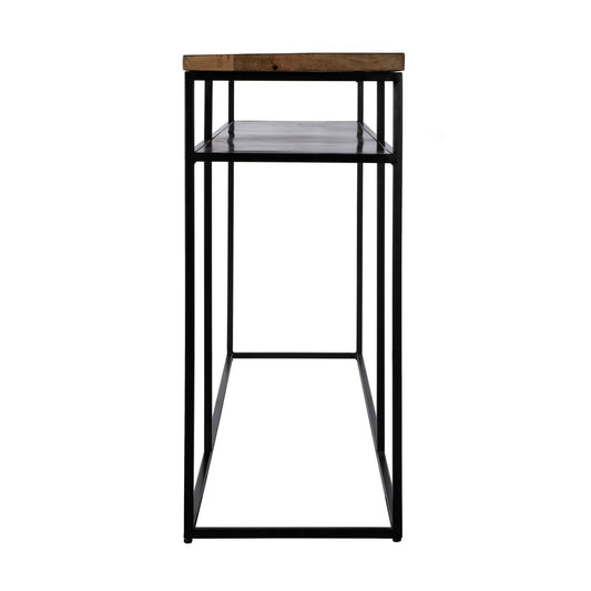 Butler Specialty Company Sutton 63"" Iron and Wood Console Table with Storage, Light Brown -  5683330