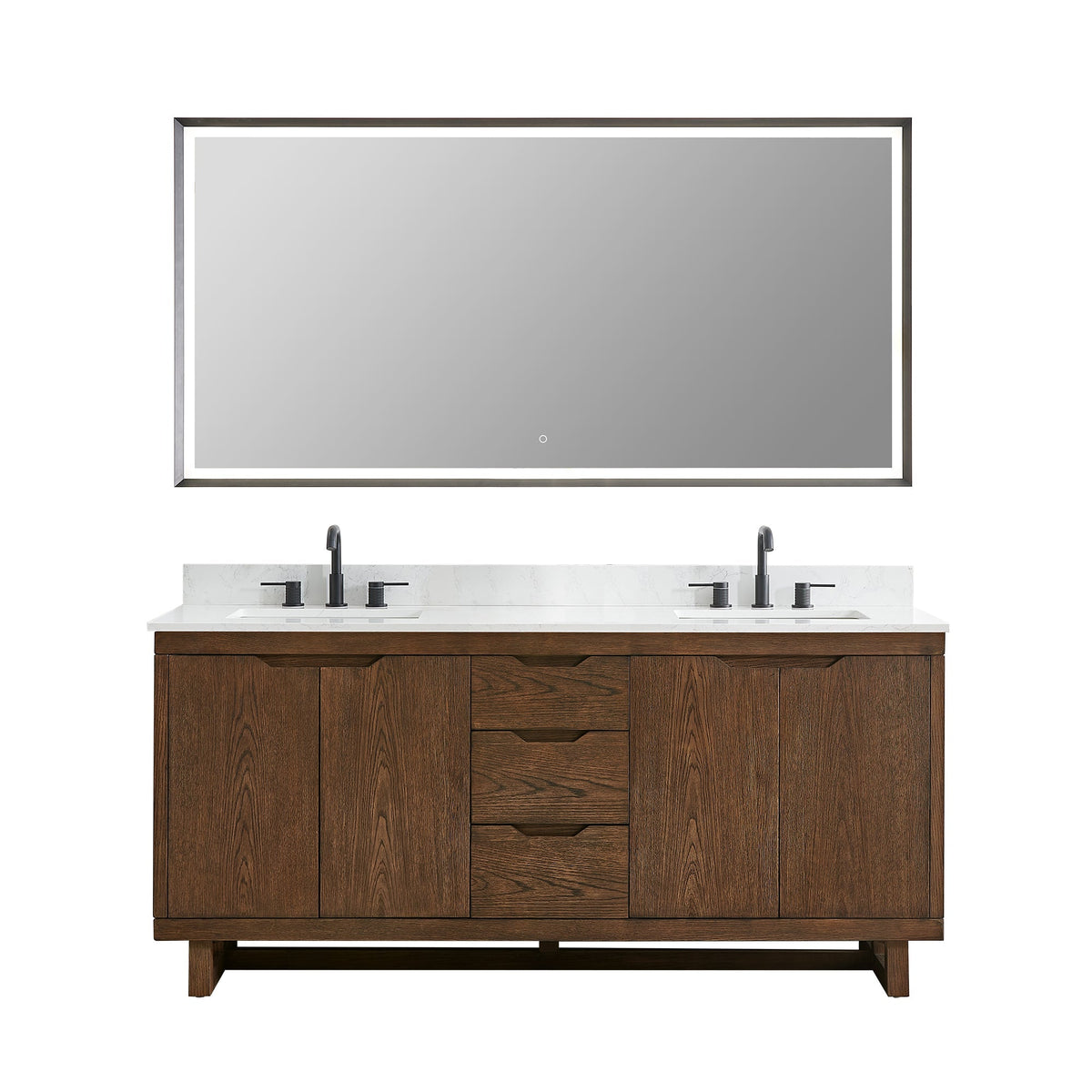 Altair Designs Mowry 36"/48"/60"/72" single/double vanity with top - 573036-BK-GW-NM Price