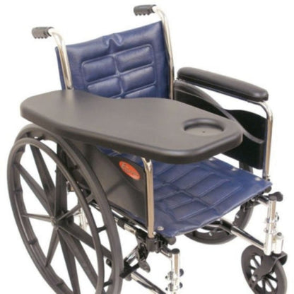 Patterson Medical Supply - Flip Away Half Tray For Standard and Desk Arm Wheelchair - 552597