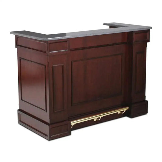 Forbes Industries 5779-5 30" Traditional Mobile Bar - 5ft Wood Veneer, Avonite Top - 5779-5