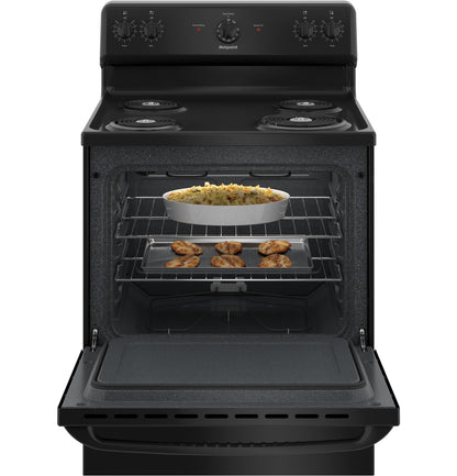HOTPOINT RBS160DMBB Hotpoint 30" Free-Standing Electric Range -RBS160DMBB-KT