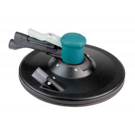 DYNABRADE 11" (279 mm) Dia. Two-Hand Gear-Driven Sander, Central Vacuum - 58041