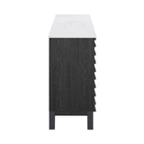 Cascade 48" Bathroom Vanity in Black