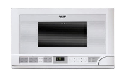 SHARP R1211TY 1.5 cu. ft. 1100W White Sharp Over-the-Counter Carousel Microwave Oven - R1211TY-KT