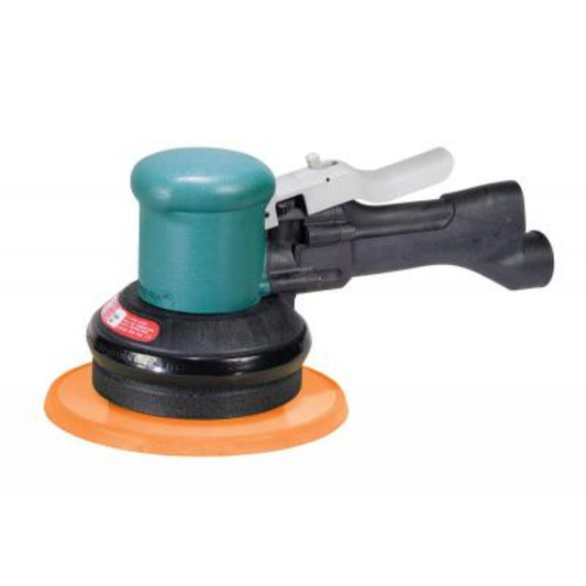 DYNABRADE 6" (152 mm) Dia. Two-Hand Gear-Driven Sander, Non-Vacuum - 58442