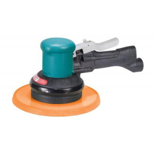 DYNABRADE 8" (203 mm) Dia. Two-Hand Gear-Driven Sander, Non-Vacuum - 58445