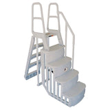 Main Access 200100T Above Ground Pool Ladder Steps w/ Pad + 2 Weights + LED Lite - 59345