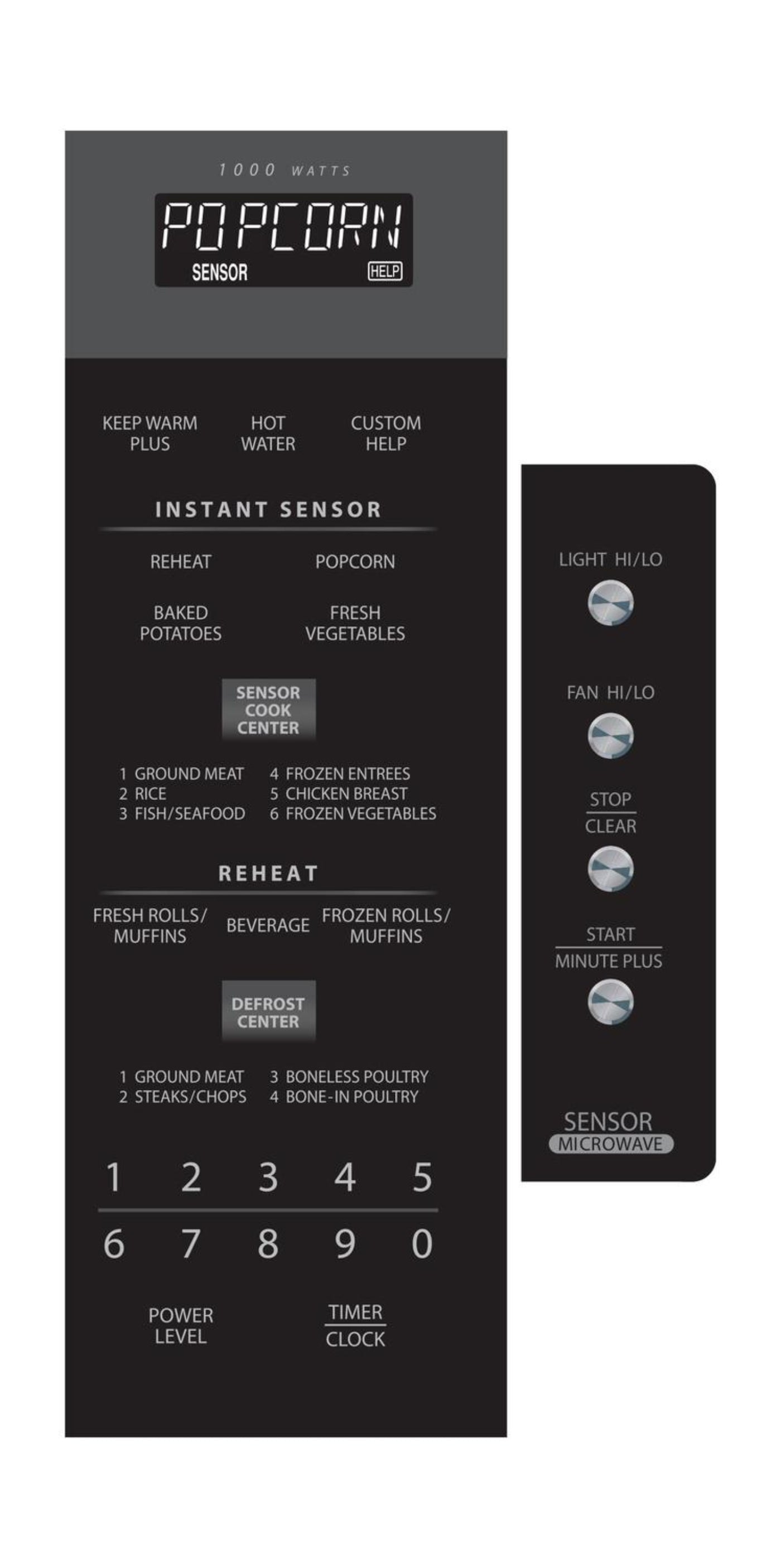 SHARP  1.5 cu. ft. 1000W Sharp Stainless Steel Over-the-Range Carousel Microwave Oven - R1514TY-KT