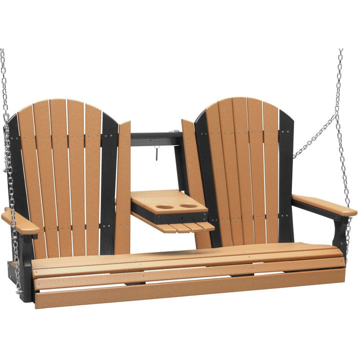 LuxCraft 5' Adirondack Swing - 5APSCHB