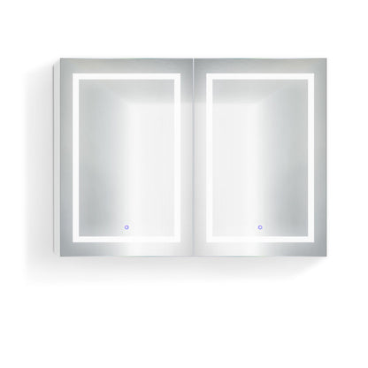 Krugg Svange 4836D 48" X 36" Double LED Medicine Cabinet with Dimmer & Defogger SVANGE4836D - Backyard Provider