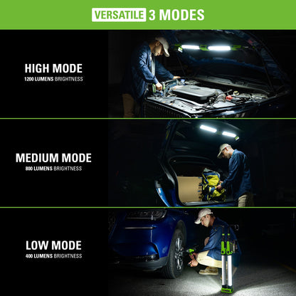 Greenworks 24V Cordless Battery 5-pc Car Care Combo Kit w/ 2.0Ah and 4.0Ah Batteries & (2) Chargers - 1358702-VK