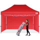 Mastercanopy Commercial Series- 10x10/10x15/10x20 Pop-up Canopy Tent with Sidewalls - B07XFM1KMJ