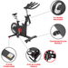 Sunny Health & Fitness Premium Kinetic Flywheel Rear Drive Cycle