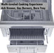 Sunstone Metal Products Hybrid Grills - 30" Drop In Charcoal Grill