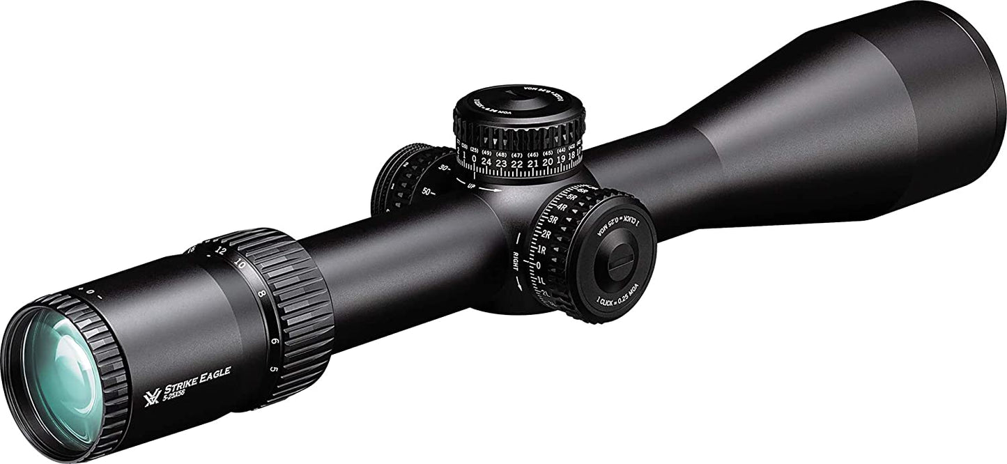 Vortex Optics Strike Eagle 5-25x56 FFP EBR-7C (MOA) Reticle Riflescope with Wearable4U Bundle