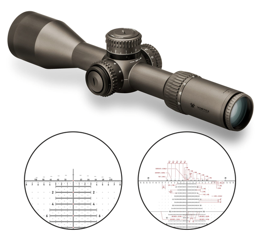 Vortex Optics Razor HD Gen II 4.5-27x56 FFP Riflescope HORUS H59, 34mm Tube with Free Hat Bundle - RZR-42709_Hat-CD