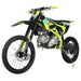 X-PRO Storm 150 Dirt Bike with 4-Speed Manual Transmission, Electric/Kick Start, Big 19"/16" Tires - DB-K017-Black