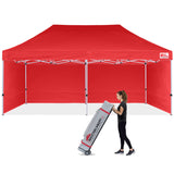 Mastercanopy Commercial Series- 10x10/10x15/10x20 Pop-up Canopy Tent with Sidewalls - B07XFM1KMJ