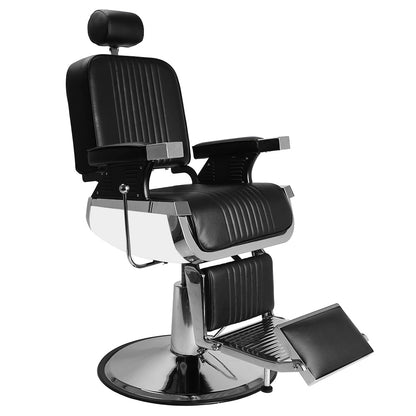 OmySalon PH773 Professional Heavy Duty Hydraulic Reclining Barber Chair - G89000773