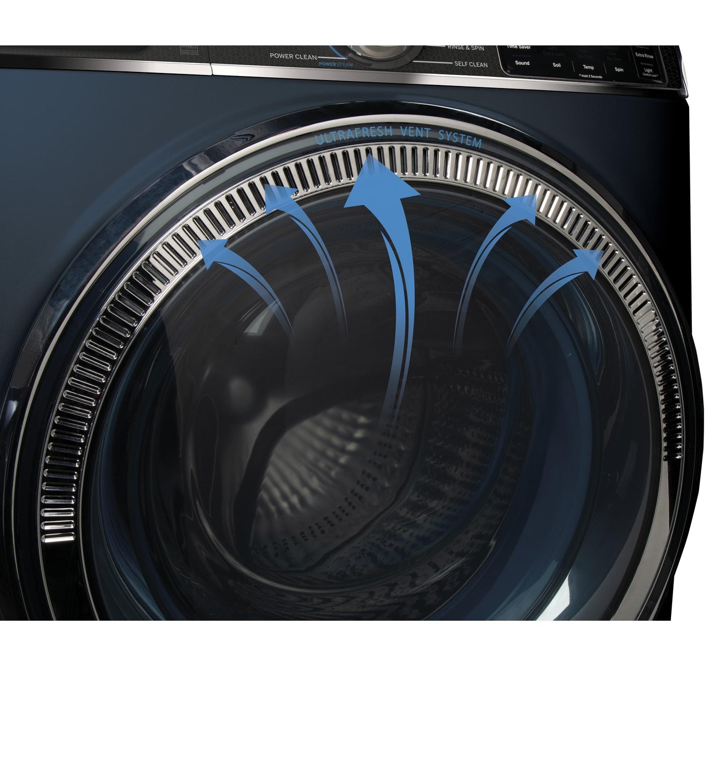 GE 5.0 cu. ft. Smart Front Load Washer, SmartDispense, UltraFresh Vent, OdorBlock, Sanitize + Allergen – GFW655SPVDS-KT