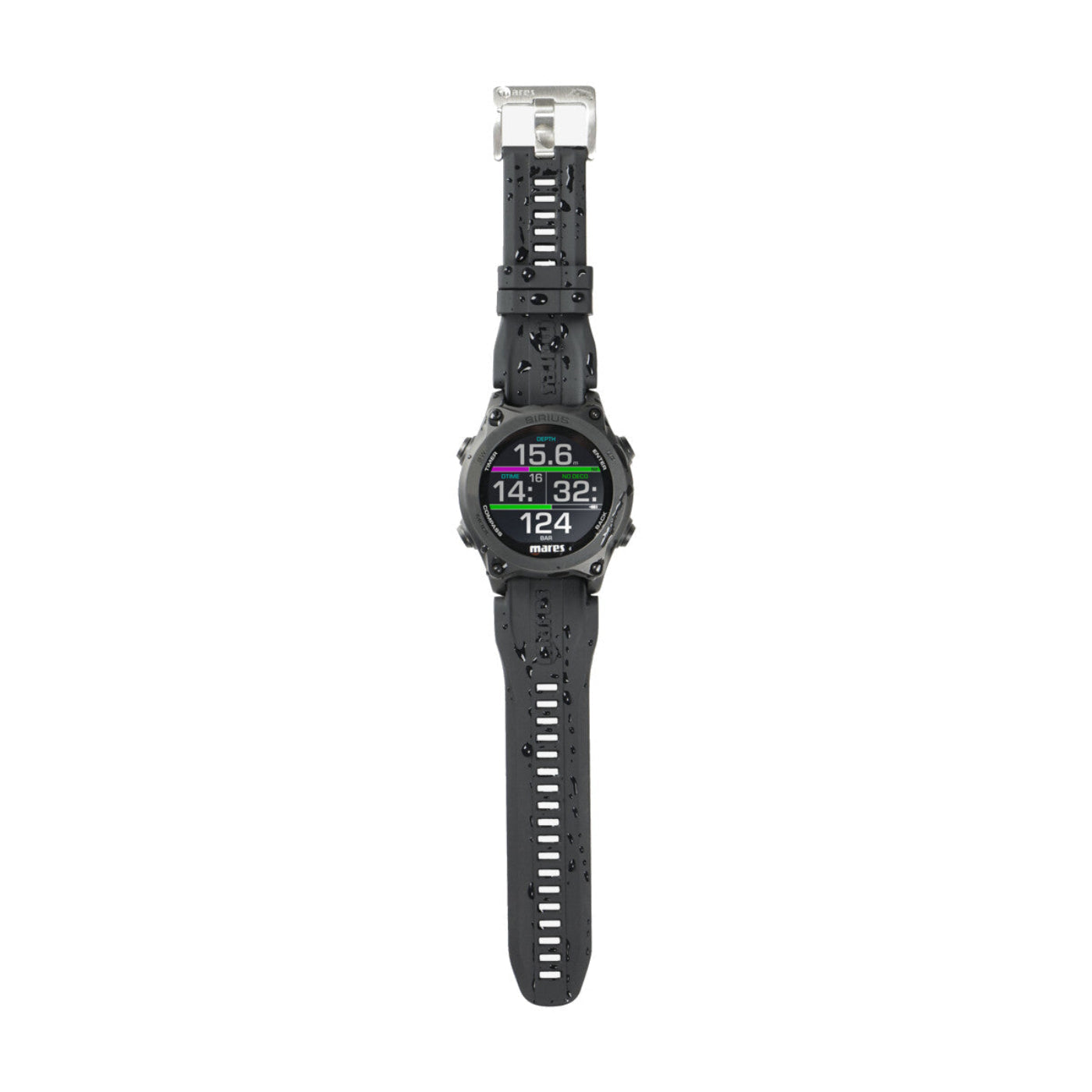 Mares Sirius Dive Computer - Black/Black - 220931-02-OB