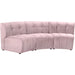 Meridian Furniture Limitless Pink Velvet Modular Sofa - 645Pink