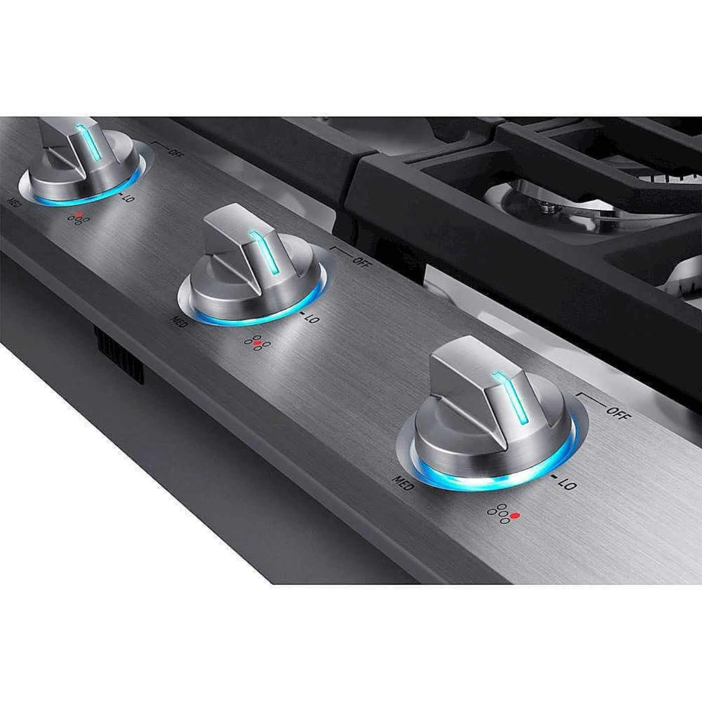 SAMSUNG NA36N6555TS 36" Smart Gas Cooktop with Illuminated Knobs in Stainless Steel - NA36N6555TS-KT