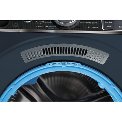GE 5.0 cu. ft. Smart Front Load Washer, SmartDispense, UltraFresh Vent, OdorBlock, Sanitize + Allergen – GFW655SPVDS-KT