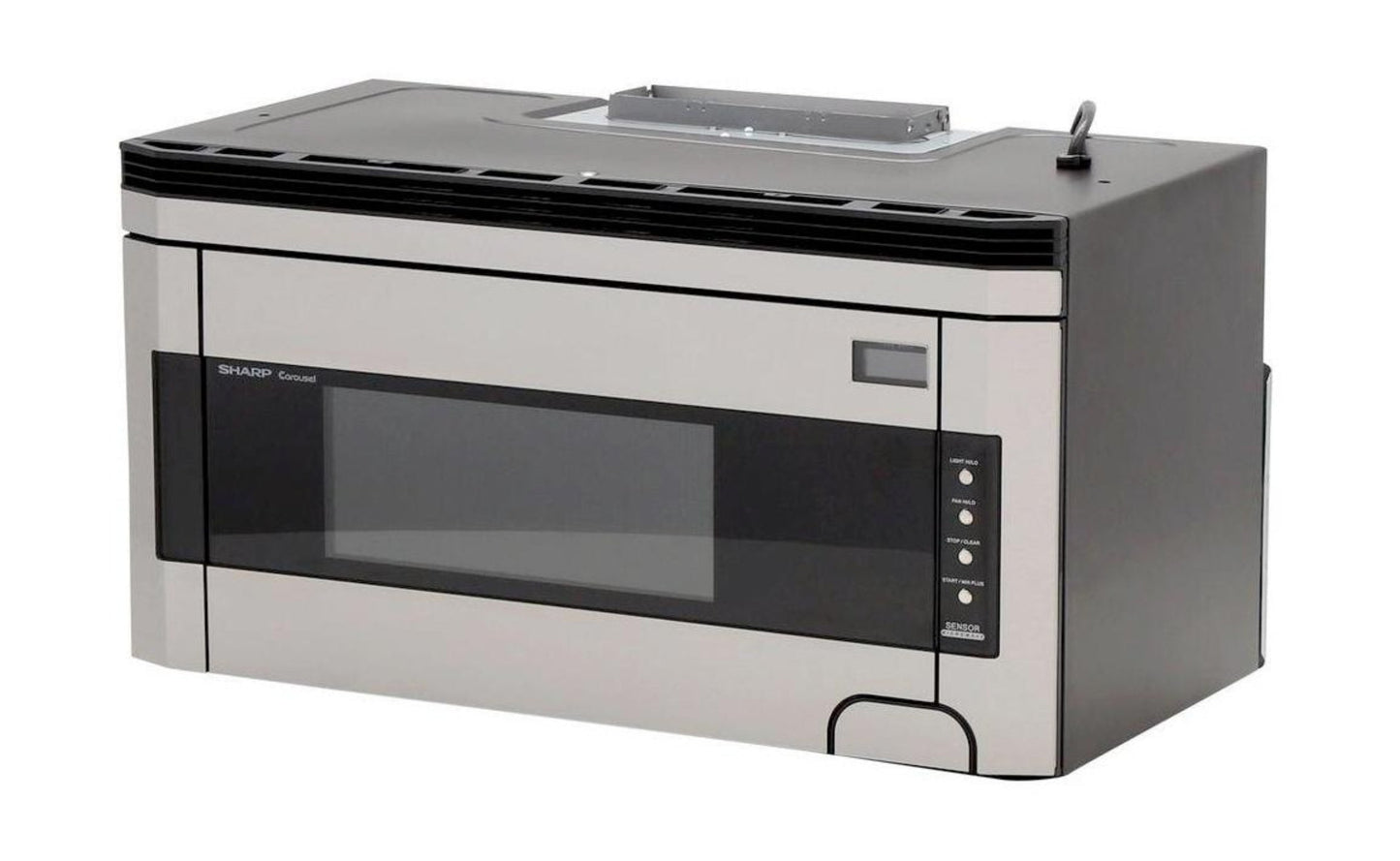 SHARP  1.5 cu. ft. 1000W Sharp Stainless Steel Over-the-Range Carousel Microwave Oven - R1514TY-KT