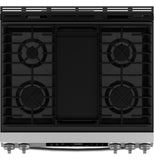 GE APPLIANCES GGS600AVFS GE(R) 30" Slide-In Front-Control Convection Gas Range with No Preheat Air Fry and EasyWash(TM) Oven Tray - GGS600AVFS-KT