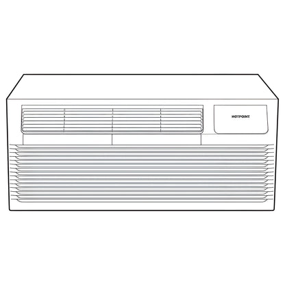 HOTPOINT  PTAC Heat Pump 230/208V, 20amp - AH12H12D3B-KT