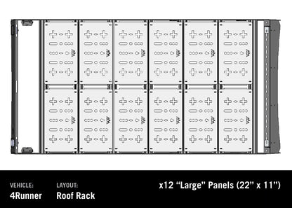 Backwoods Adventure DRIFTR Toyota 5th Gen 4Runner Roof Rack (2010-2024) - BWT4R-8910-DRFT