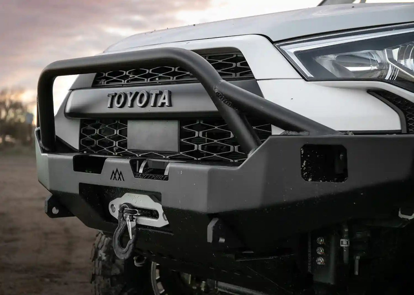 Backwoods Adventure Hi-Lite Overland Toyota 4Runner Front Bumper 5th Gen (2010-2024) [PreRunner Bull Bar] - BWT4R5-9640