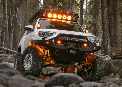 Backwoods Adventure Hi-Lite Overland Toyota 4Runner Front Bumper 5th Gen (2010-2024) [PreRunner Bull Bar] - BWT4R5-9640