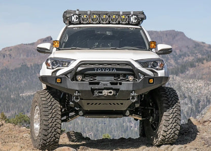 Backwoods Adventure Hi-Lite Overland Toyota 4Runner Front Bumper 5th Gen (2010-2024) [PreRunner Bull Bar] - BWT4R5-9640