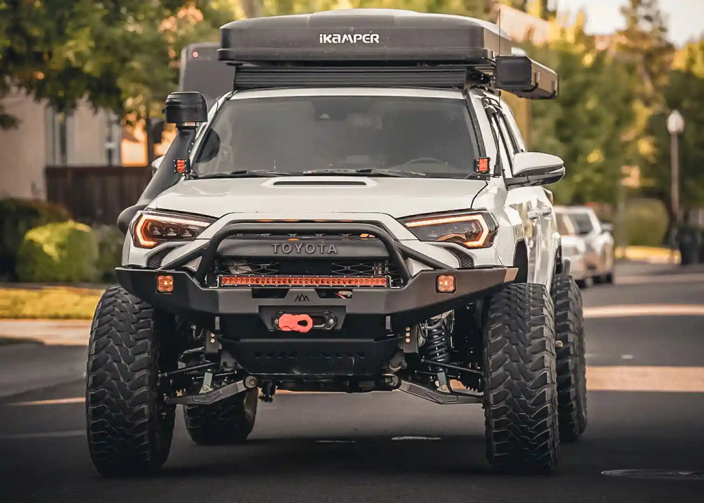 Backwoods Adventure Hi-Lite Overland Toyota 4Runner Front Bumper 5th Gen (2010-2024) [PreRunner Bull Bar] - BWT4R5-9640