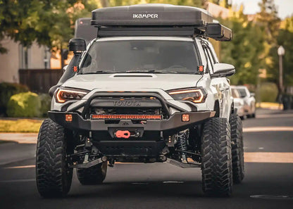 Backwoods Adventure Hi-Lite Overland Toyota 4Runner Front Bumper 5th Gen (2010-2024) [PreRunner Bull Bar] - BWT4R5-9640