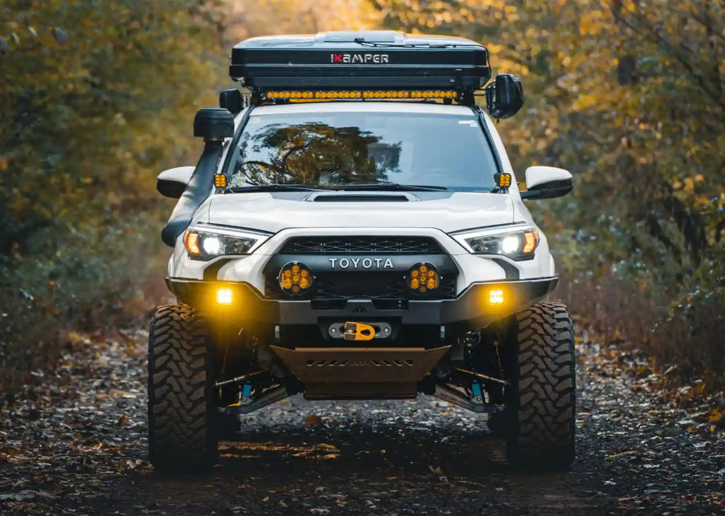 Backwoods Adventure Hi-Lite Overland Toyota 4Runner Front Bumper 5th Gen (2010-2024) [No Bull Bar] - BWT4R5-103XXBBB