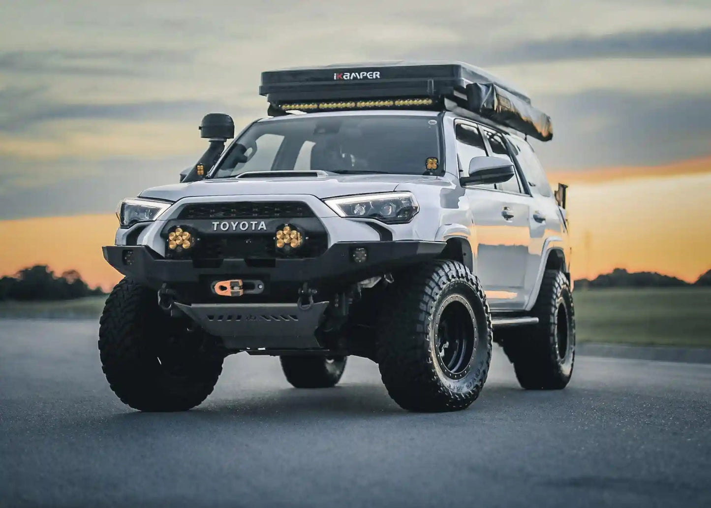 Backwoods Adventure Hi-Lite Overland Toyota 4Runner Front Bumper 5th Gen (2010-2024) [No Bull Bar] - BWT4R5-103XXBBB