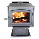 Ashley Hearth AW3200E-P EPA Certified 3,200 sq. ft. Large Pedestal Wood Stove with Blower New