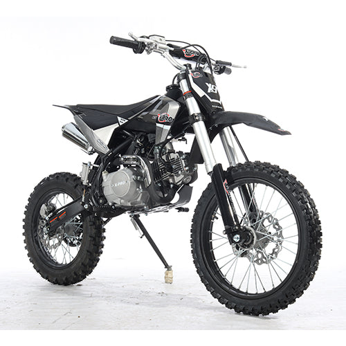 X-PRO X9 125cc Dirt Bike with 4-Speed Manual Transmission, Kick Start, Big 17"/14" Tires! Zongshen Brand Engine - DB-K001-Red2