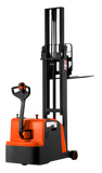 Tory Carrier Counterbalanced Electric Stacker Straddle Legs with Adjustable Forks 1212 lbs. Capacity 118" Lifting Height New - NAT11W-118