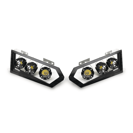 Heretic Studio Polaris Ranger Headlights '14-'17; '18 Select Models - 60014