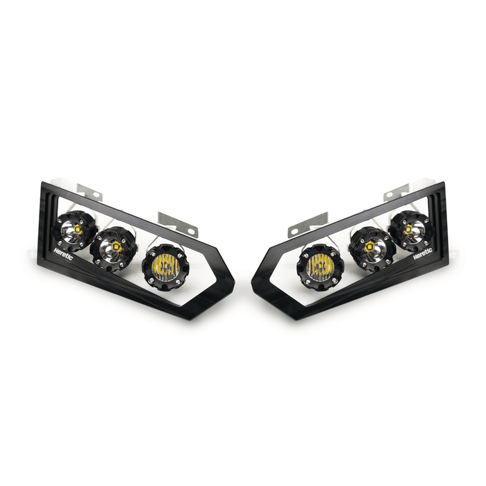 Heretic Studio Polaris Ranger Headlights '14-'17; '18 Select Models - 60014