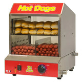 Winco 60048 Benchmark Dog Pound Hot Dog Steamer, 120V - 60048
