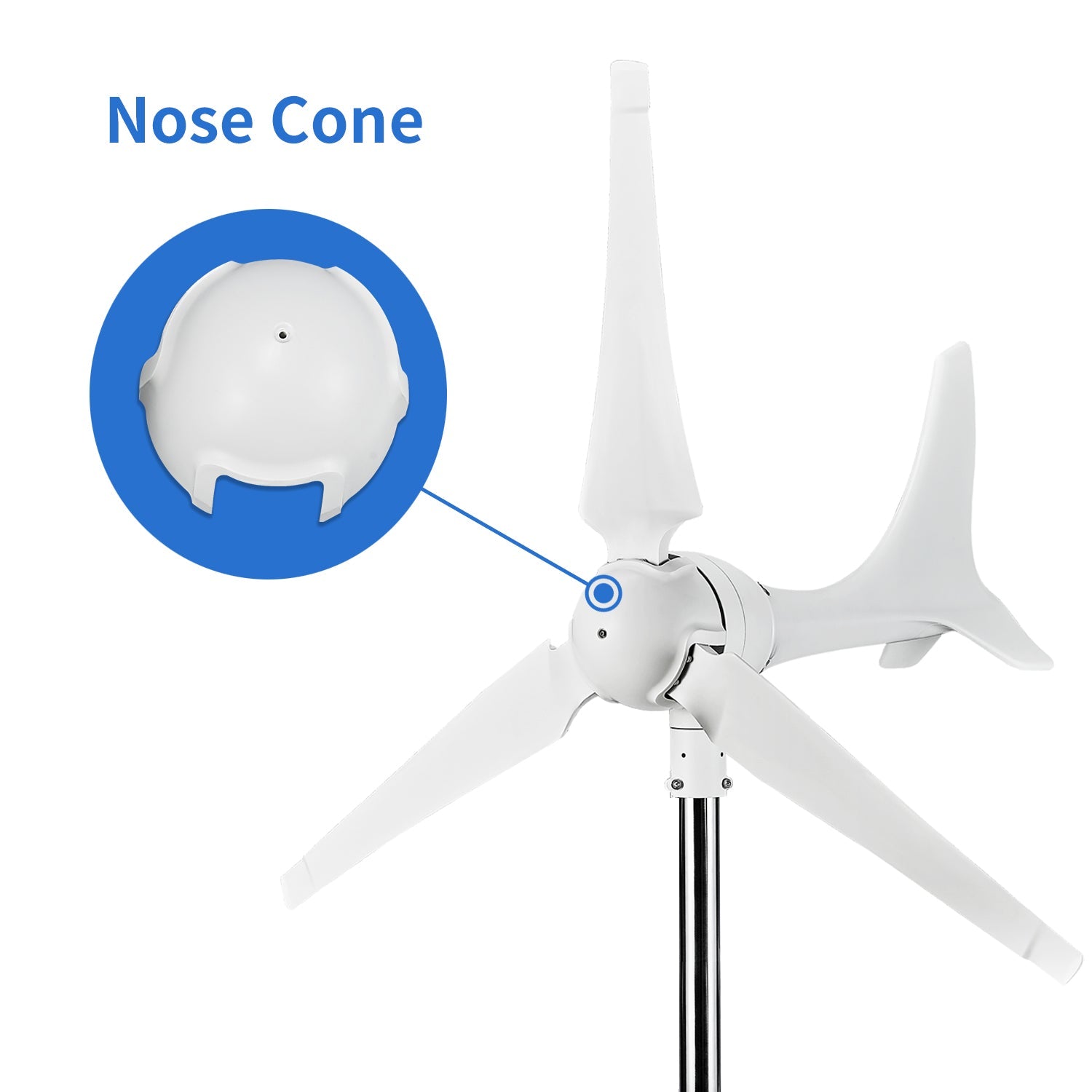 Automaxx Windmill 600W Home Wind Turbine Generator Kit Bundle Set - 600WHWTGKBSS