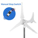 Automaxx Windmill 600W Home Wind Turbine Generator Kit Bundle Set - 600WHWTGKBSS