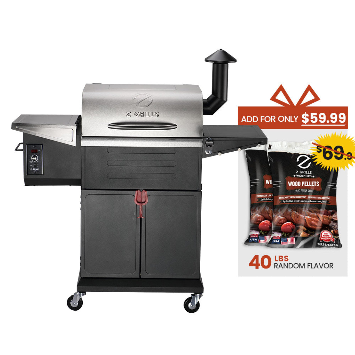 Z Grills FLAME ELITE 600D3E - GEN 2 - ZPG-600D3E