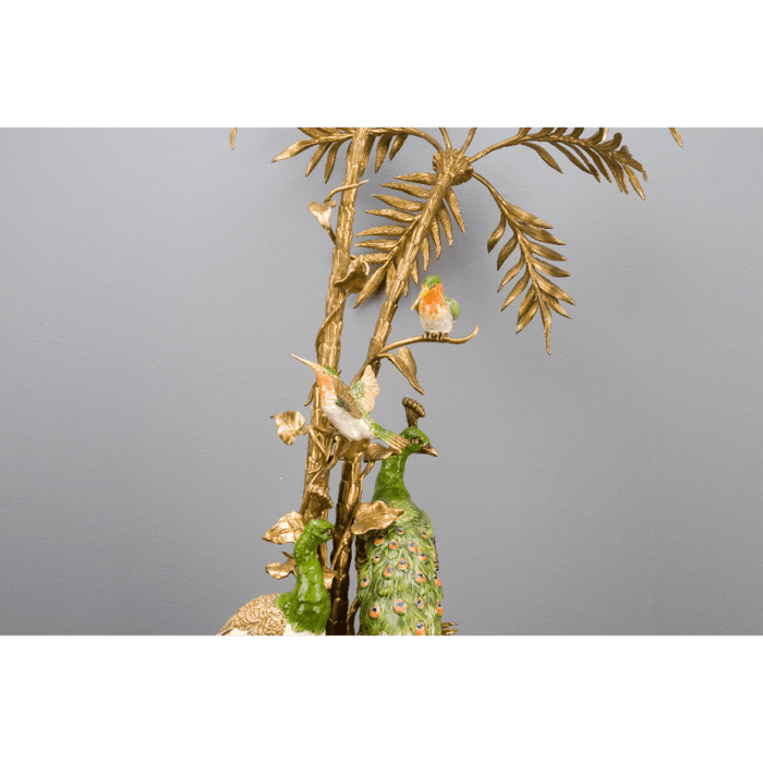 Lovecup Porcelain Peacock Palm Garden L337 - 31558274154594